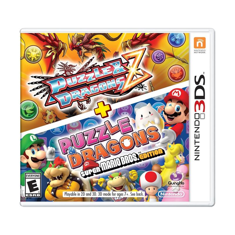 NINTENDO - Puzzle & Dragons Z + Puzzle & Dragons Super Mario Bros Nintendo 3DS