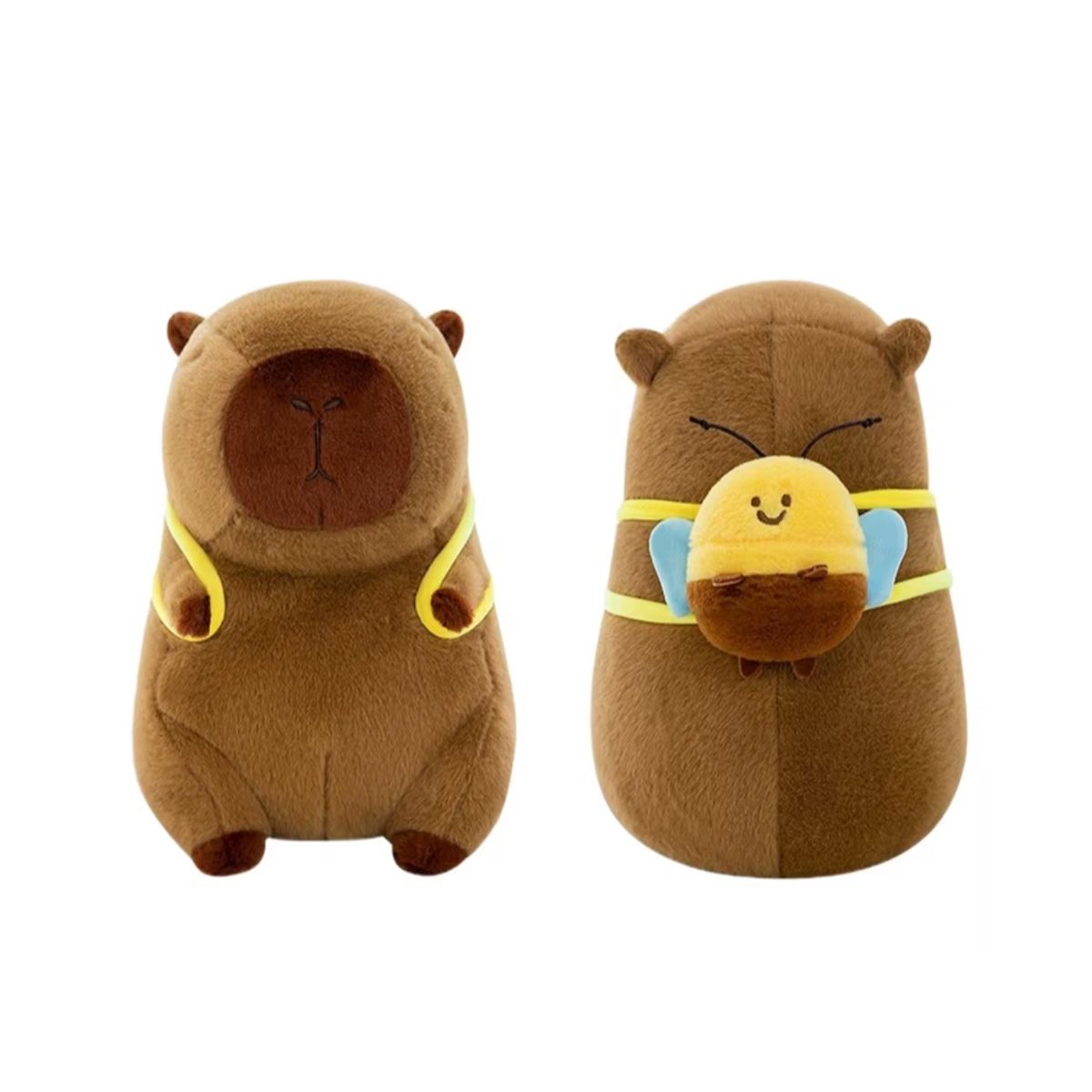 GENERICO - Peluche Capibara mochila Abejita 45 cm