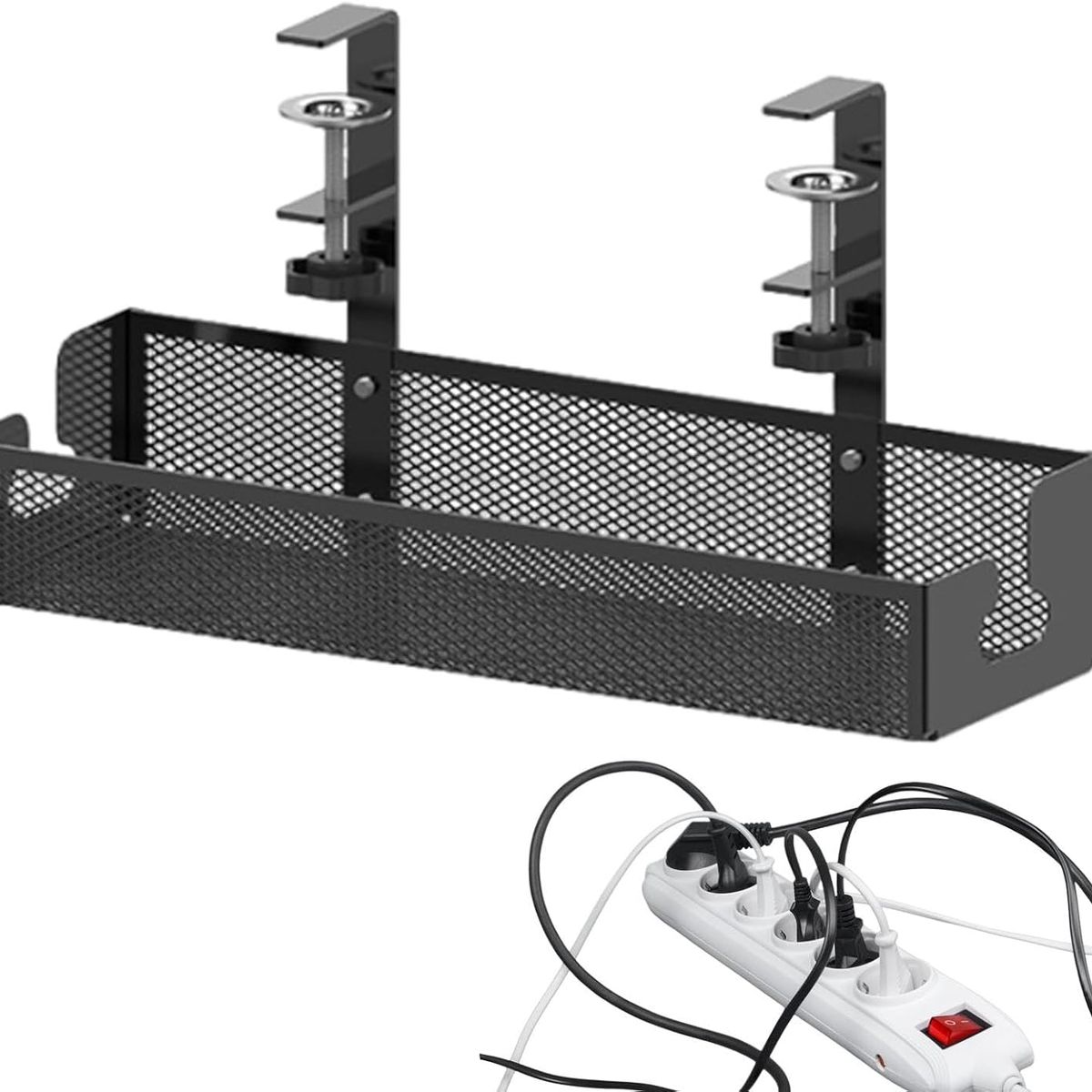 GENERICO - Bandeja Organizadora De Cables Hanma Escritorio