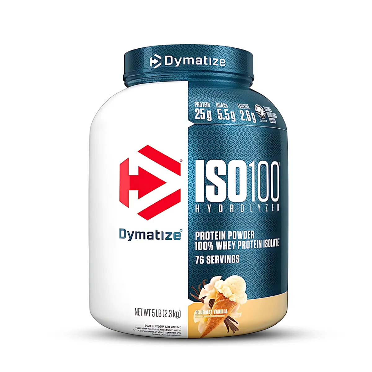 DYMATIZE - Iso 100 5 LB - Vanilla Gourmet + shaker