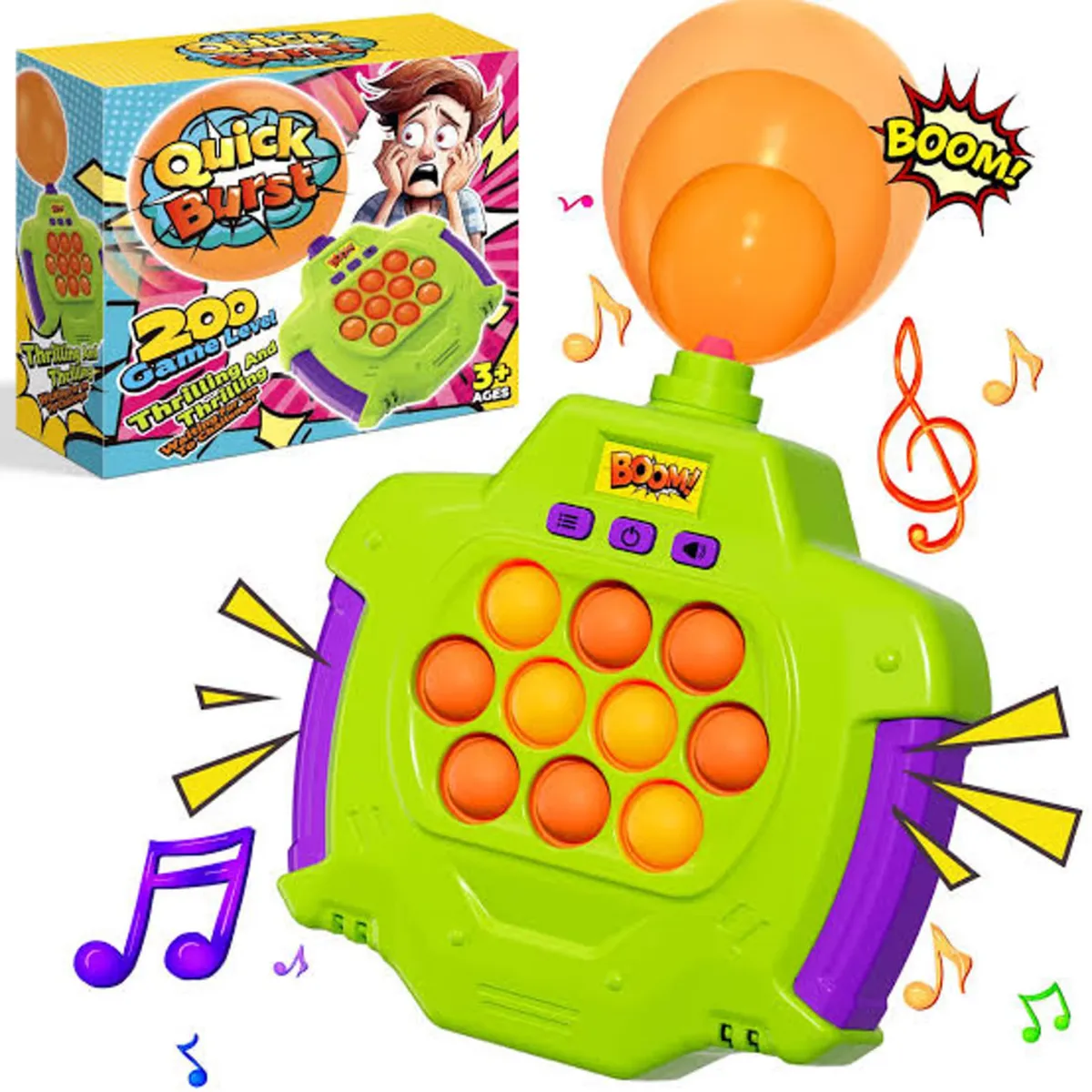 GENERICO - Pop It Electrónico con Globo Con Batería Recargable