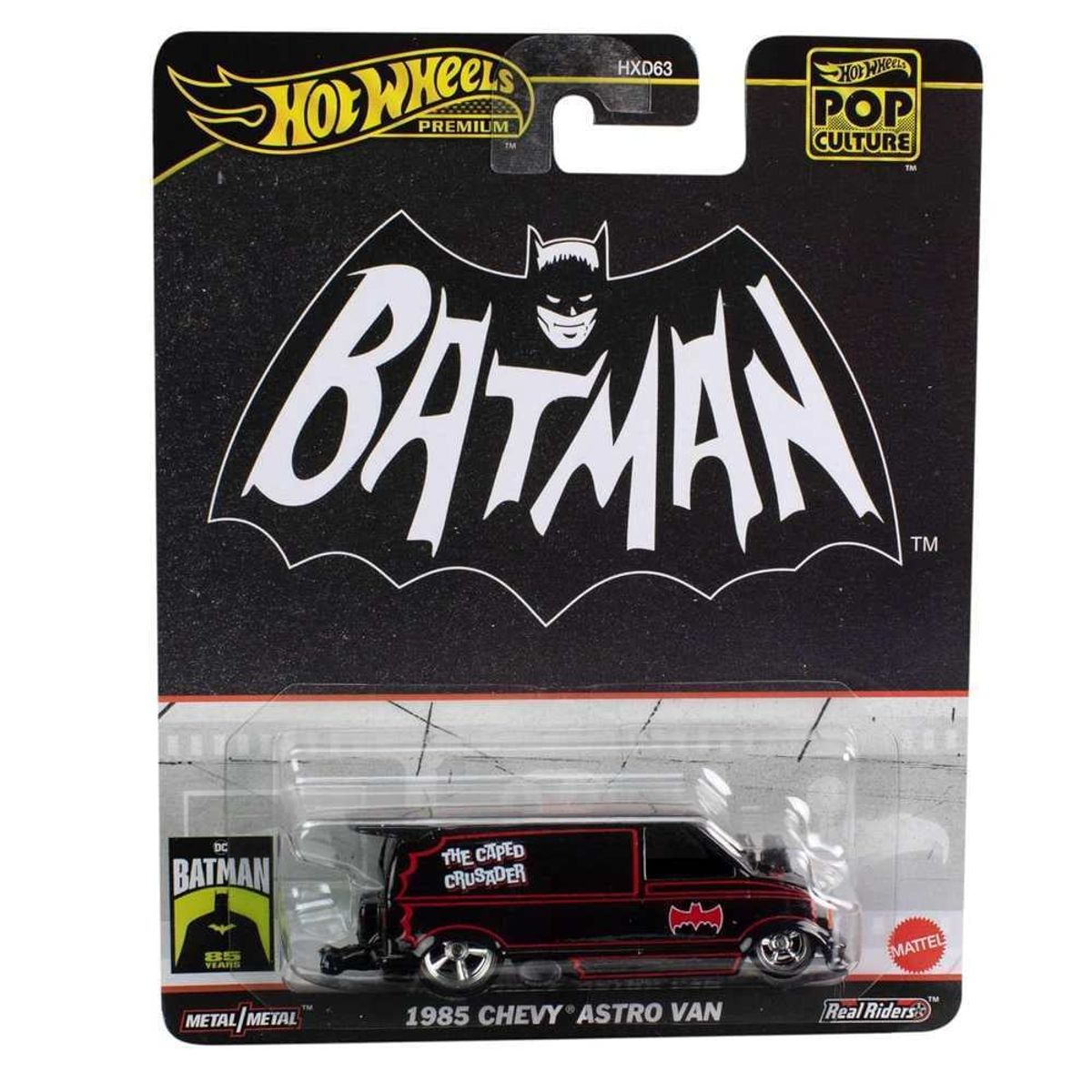 HOT WHEELS - Hot Wheels Premium 2024 Batman Series 1985 Chevy Astro Van