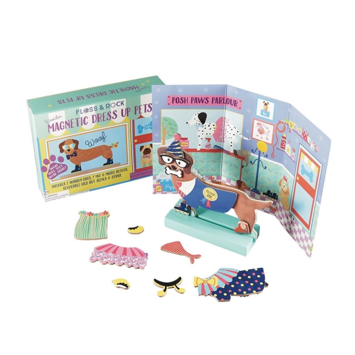 FLOSS & ROCK - Juego magnético Floss & Rock Mascotas
