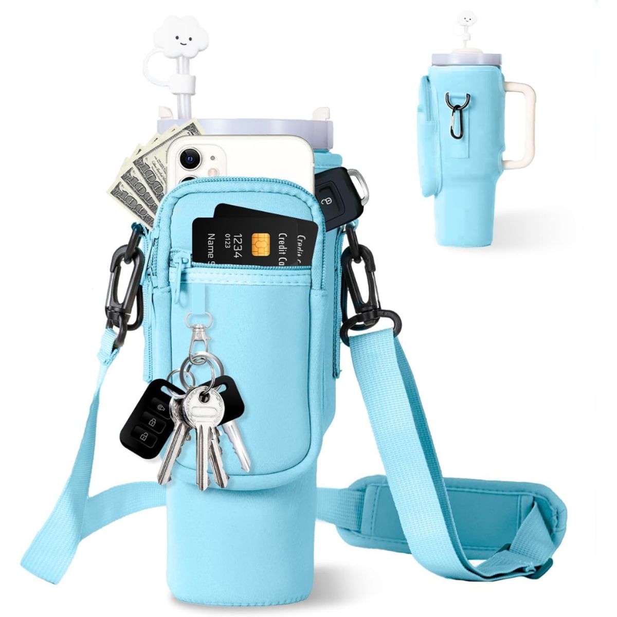 HYGGE - Bolsa de Transporte para Vaso Térmico con Bolsillo