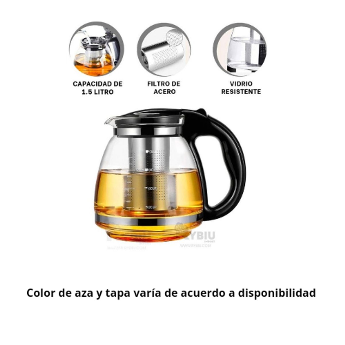 GENERICO - Jarra filtrante de vidrio