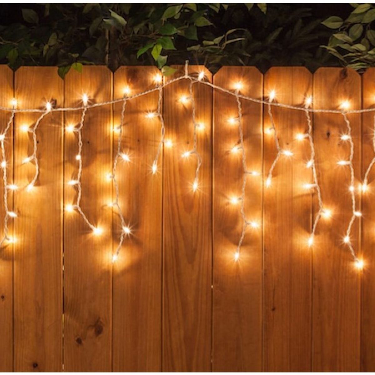 INSPIRA MARKET - Cortina Luces Led  Decoración Navidad Cálida 3m Extensible