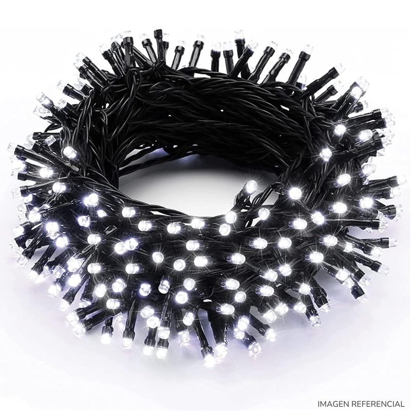 INSPIRA - Tira de 200 Luces LED Navideñas Luces Blancas