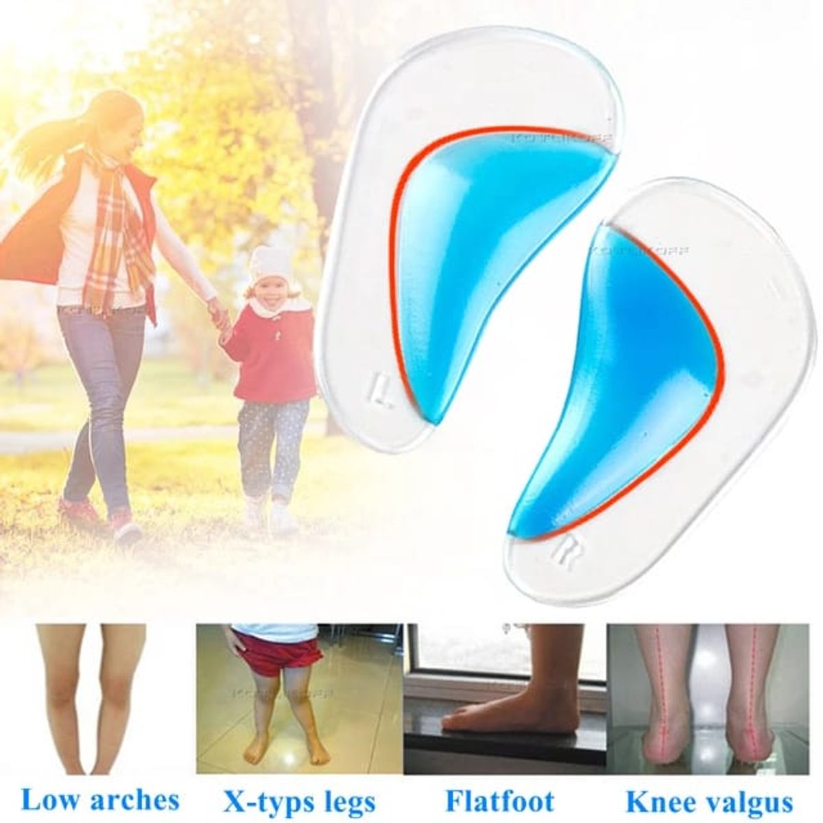 OEM - Corrector Pie Plano Para Niños y Jovenes para El Calzado Autoadhesivo