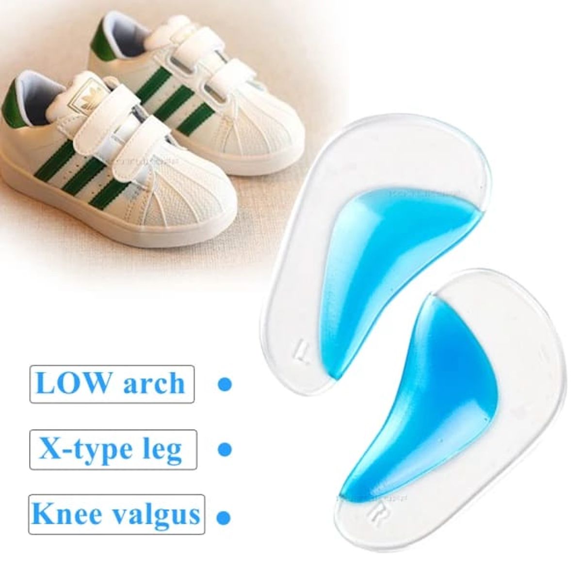 OEM - Corrector Pie Plano Para Niños y Jovenes para El Calzado Autoadhesivo