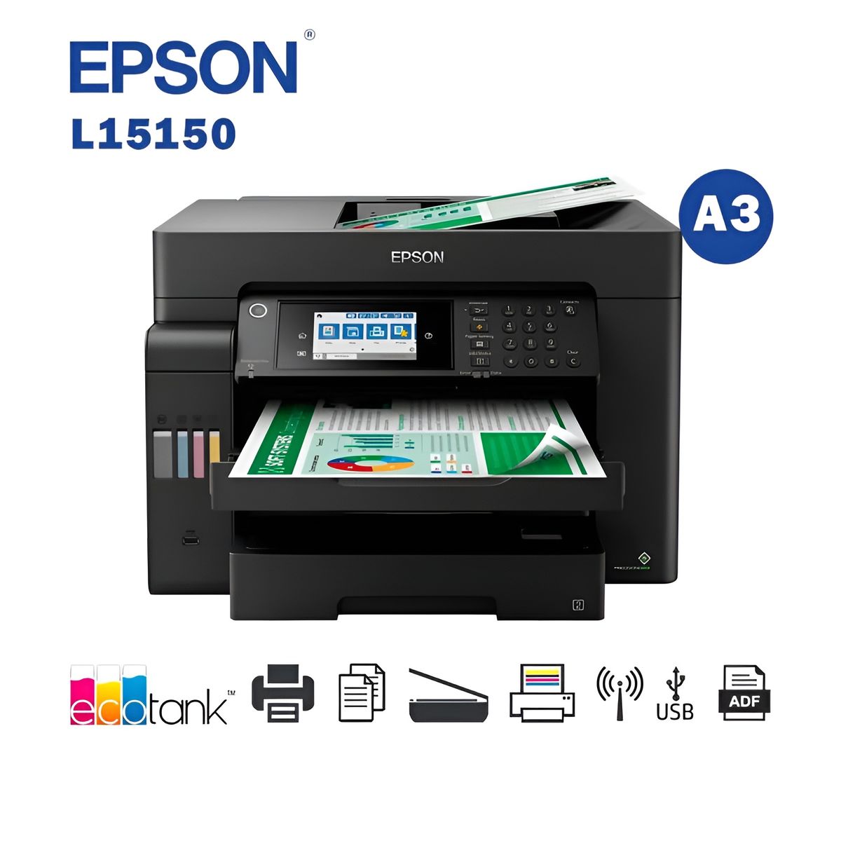 EPSON - L15150 IMPRESORA MULTIFUNCIONAL EPSON A3 WIFI ETHETNET