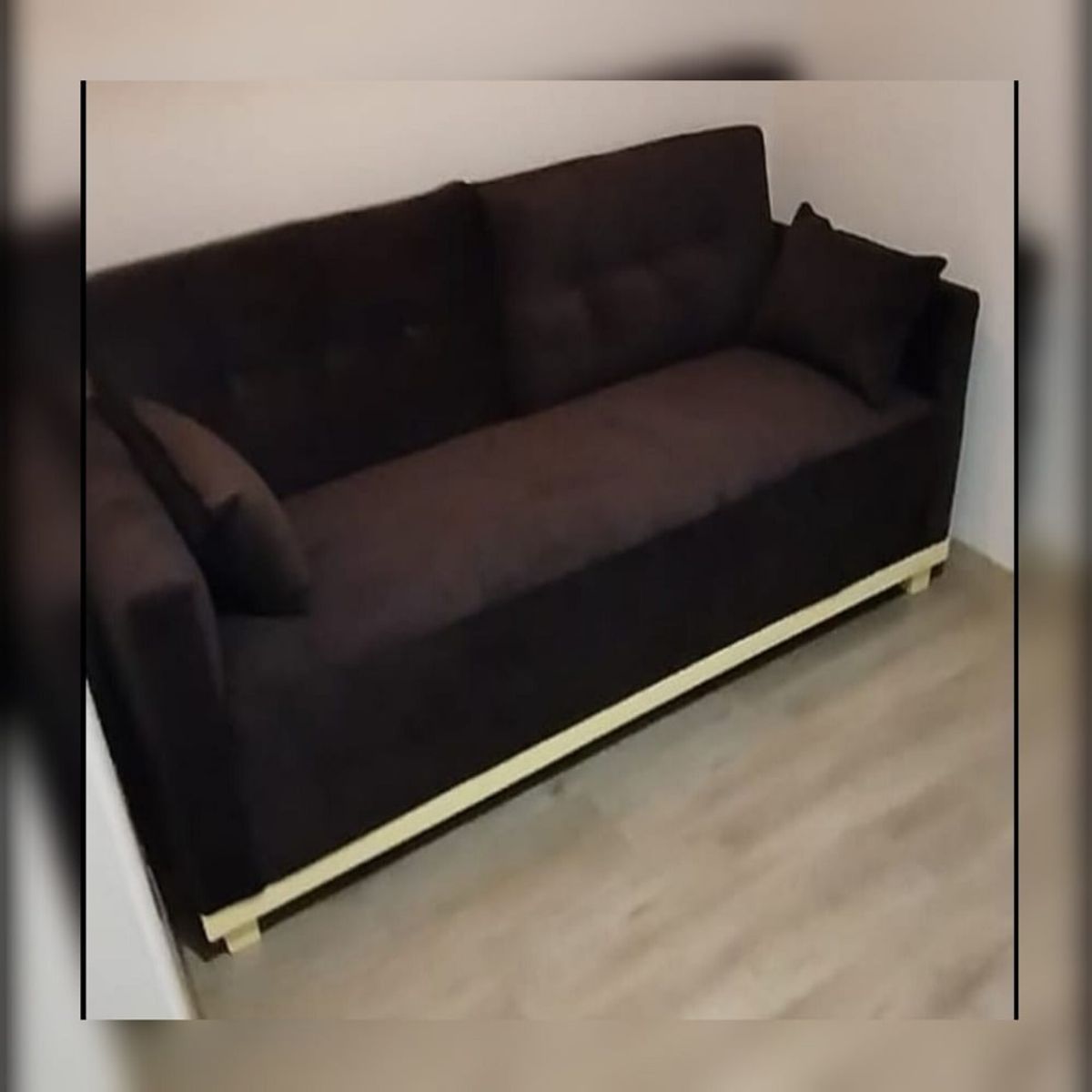 MOBILIARI - MP Oulet Sofá Cama Ambar Terciopelo - Marrón