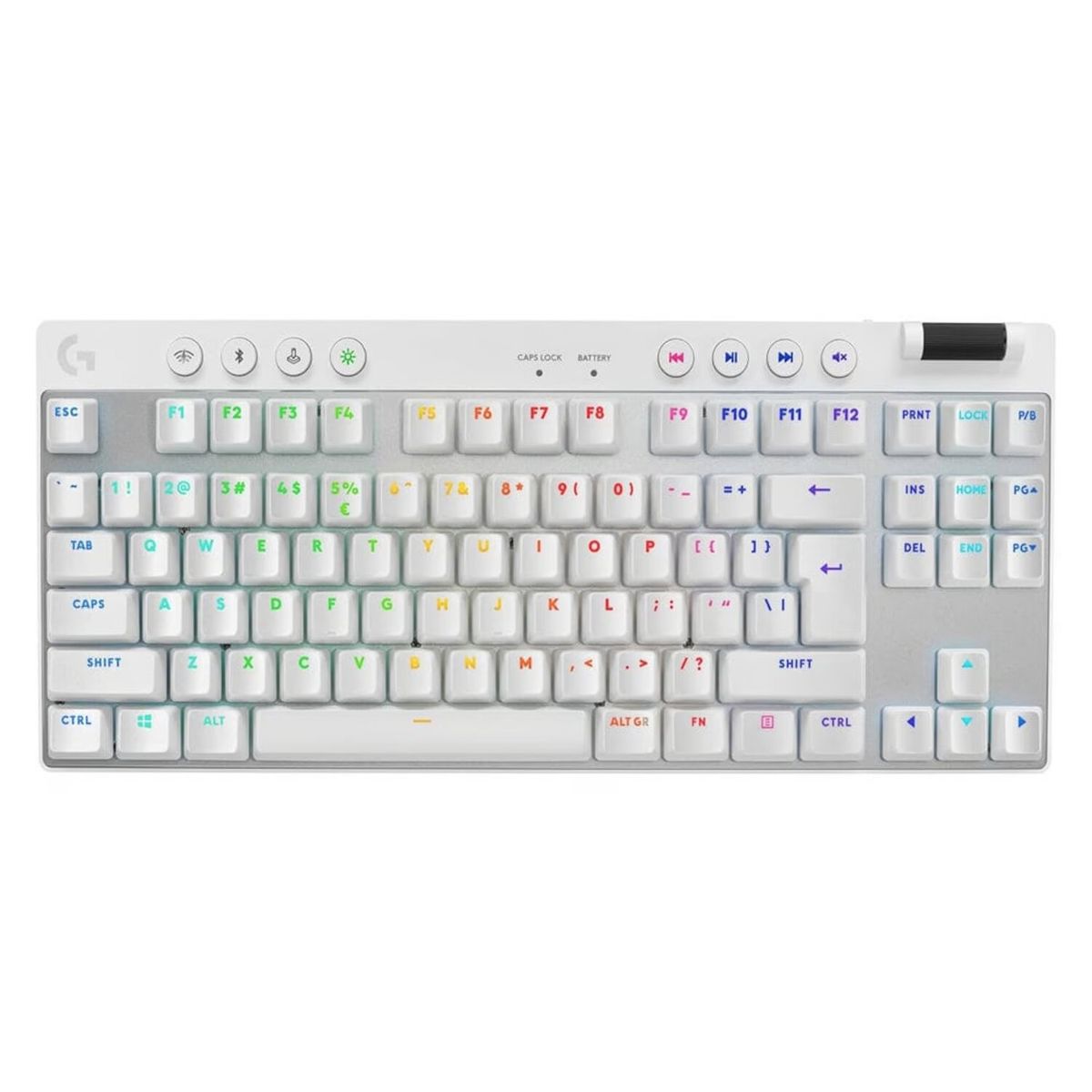 LOGITECH - TECLADO LOGITECH PRO X TKL LIGHTSPEED WHITE 920-012143 GAMING