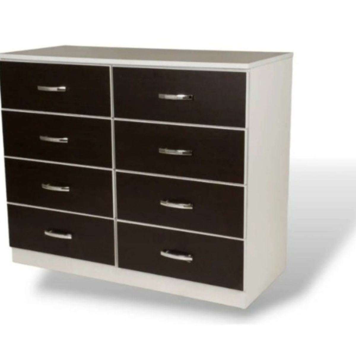 NACION MUEBLES - CÓMODA 8 CAJONES MARRÓN NM