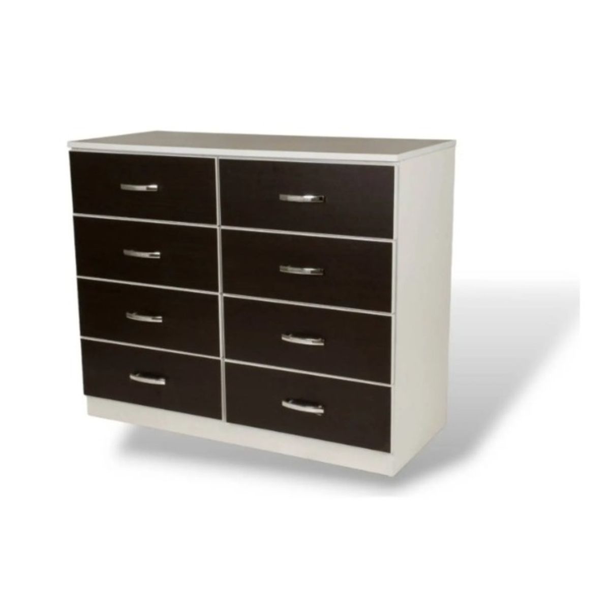 NACION MUEBLES - CÓMODA 8 CAJONES MARRÓN NM