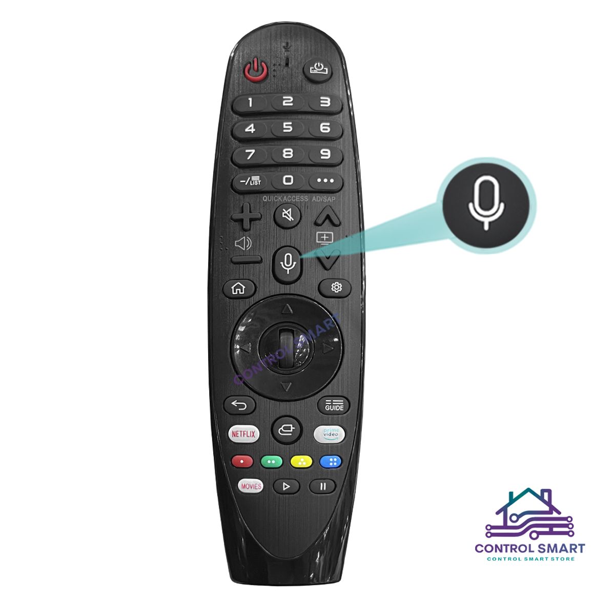 GENERICO - Control Remoto Universal ParaTV LG Con Voz y Puntero 2017-2020