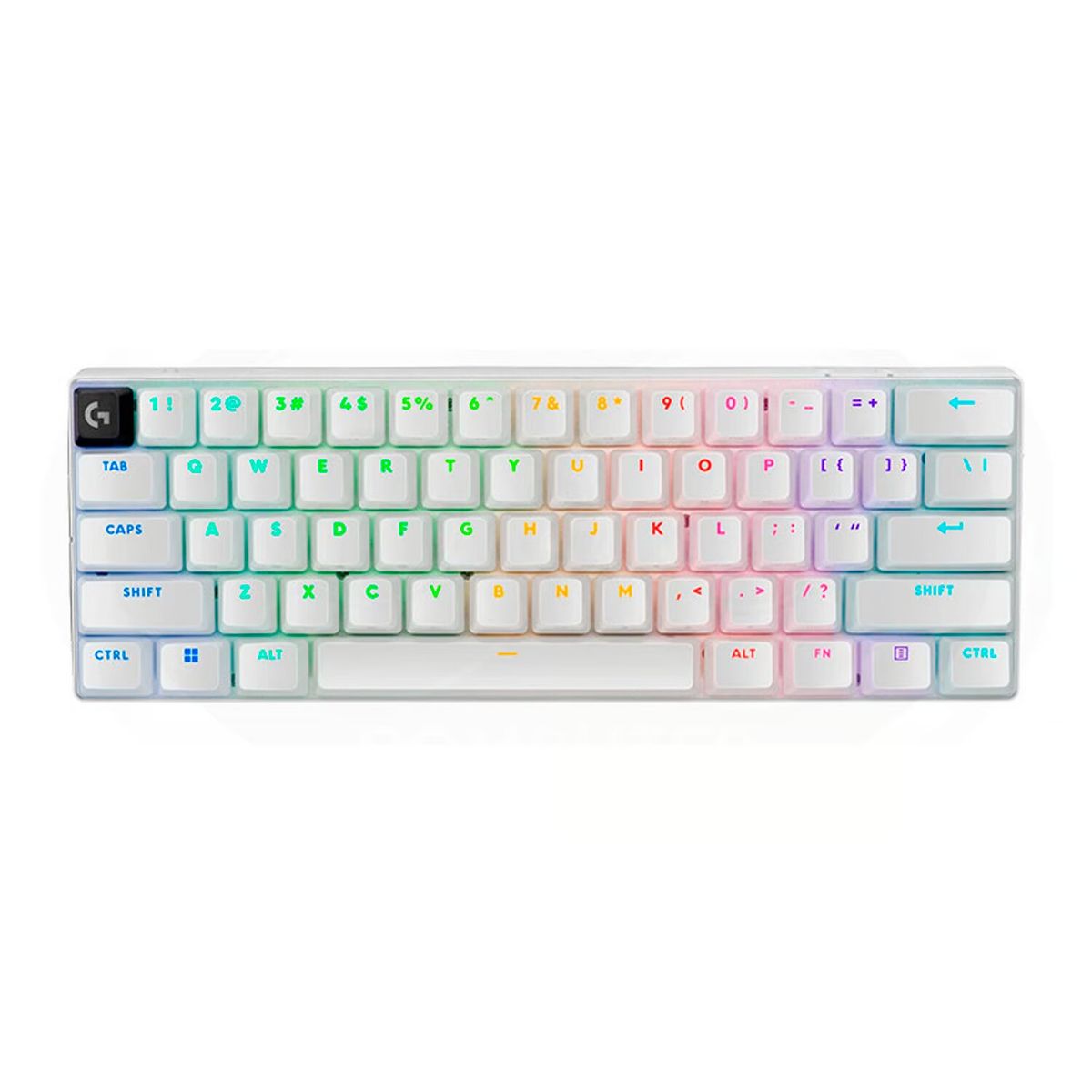 LOGITECH - Teclado Logitech G Pro X 60 Blanco Lightspeed Rgb Bluetooth