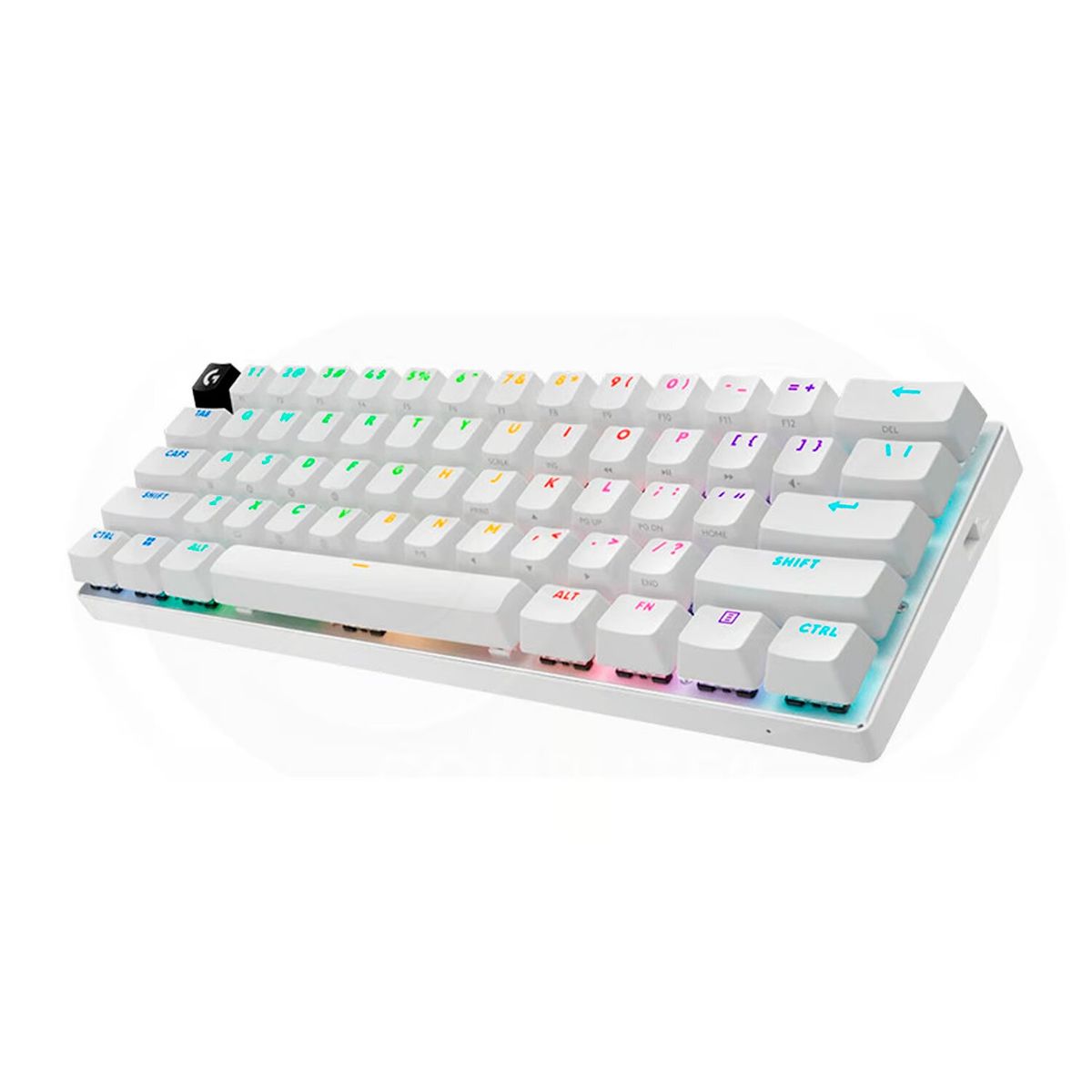 LOGITECH - Teclado Logitech G Pro X 60 Blanco Lightspeed Rgb Bluetooth