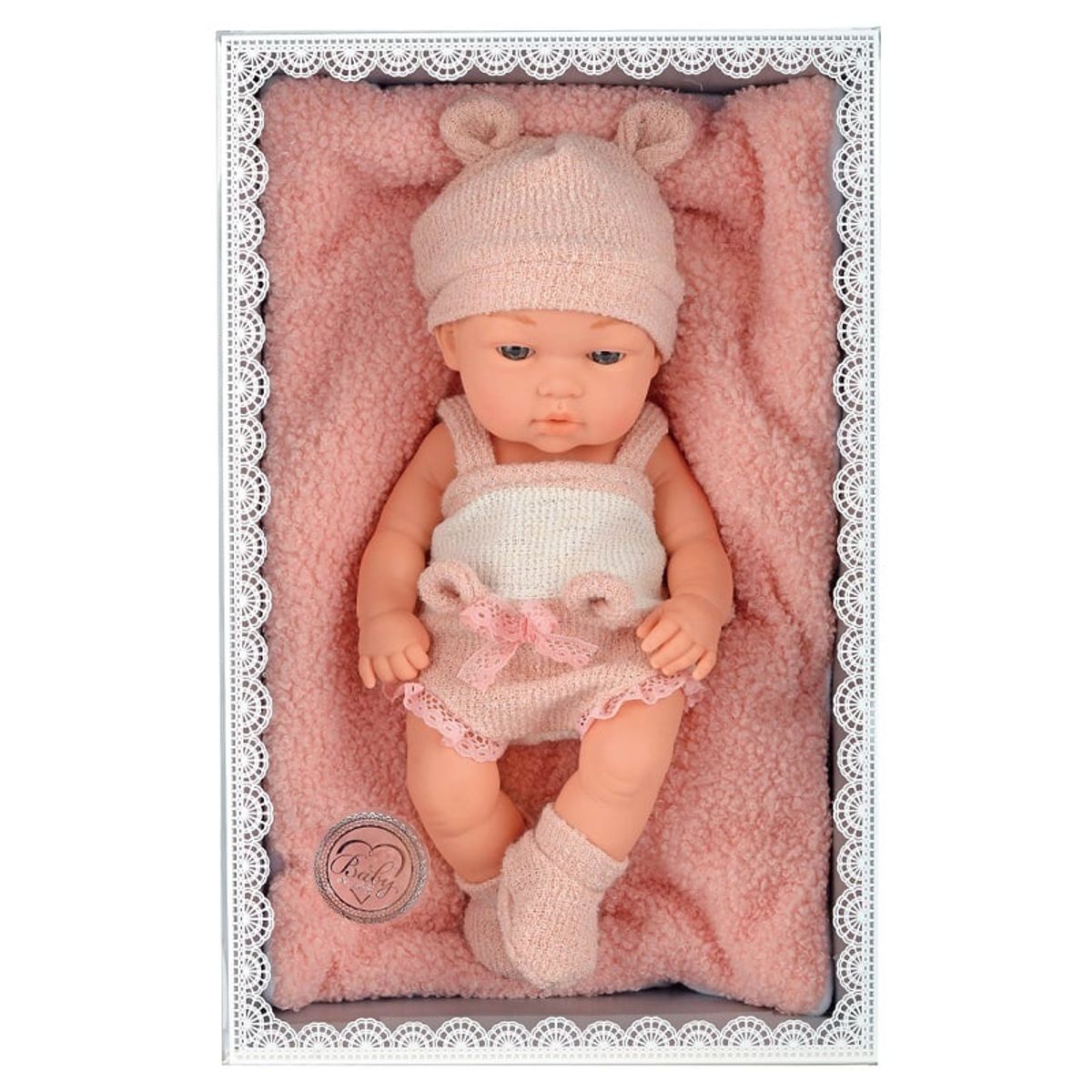 PEQUEÑAS TRAVESURAS - Muñeca Realista Baby So Lovely Bebe Real Recien Nacida 30 cm