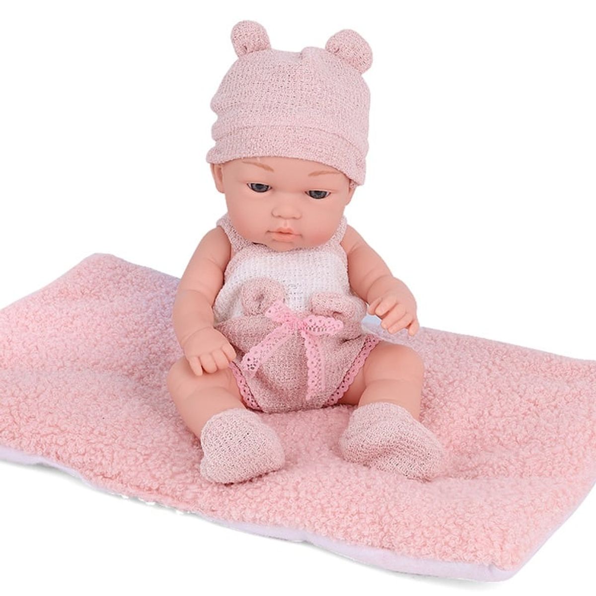 PEQUEÑAS TRAVESURAS - Muñeca Realista Baby So Lovely Bebe Real Recien Nacida 30 cm