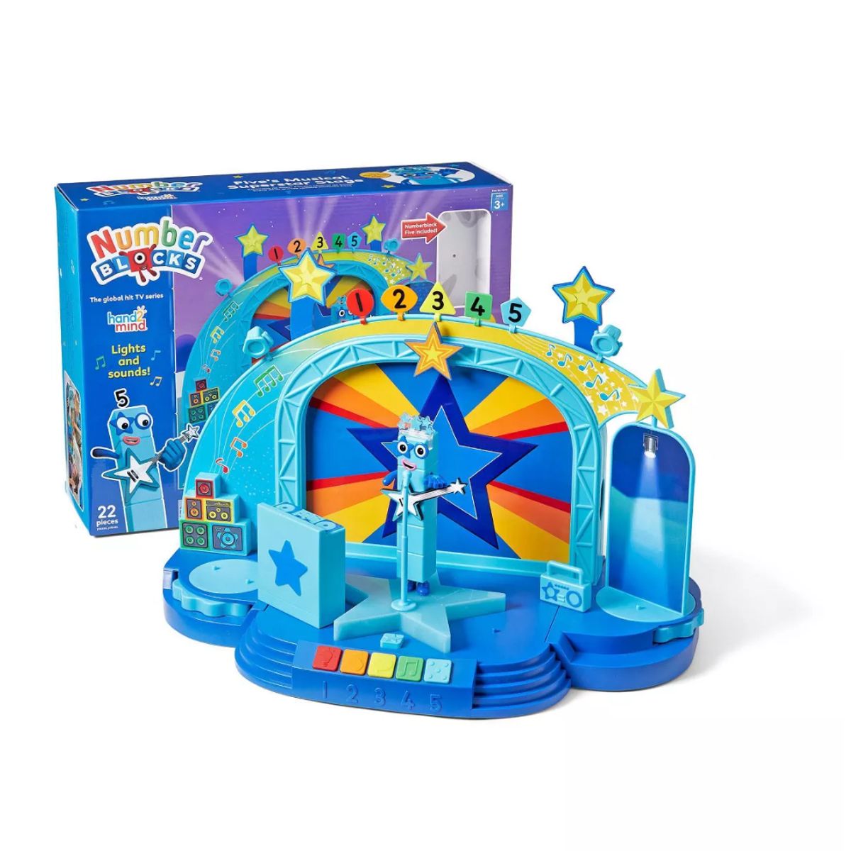LEARNING - Playset Numberblocks Escenario de Super Estrellas