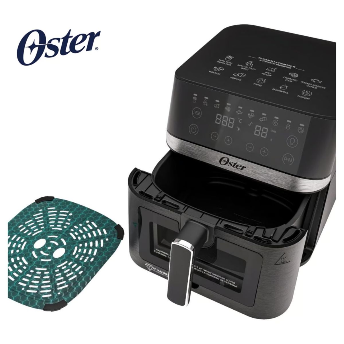 OSTER - Freidora de Aire Digital Oster 6 Litros Recubrimento Diamondforce