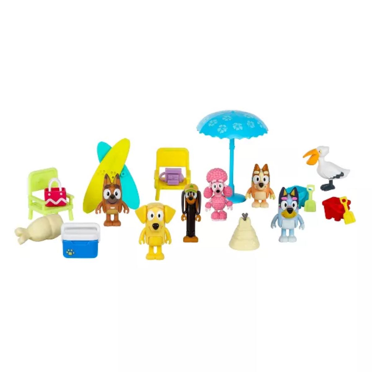 DISNEY - Set de Figuras Deluxe Bluey Playa