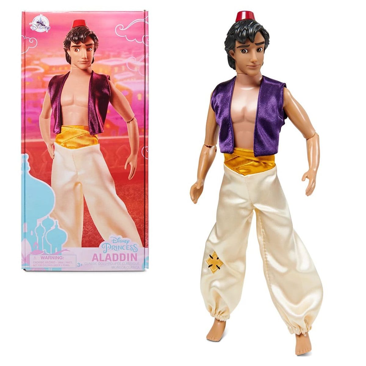 DISNEY - Muñeco Disney Store Príncipe Aladdin