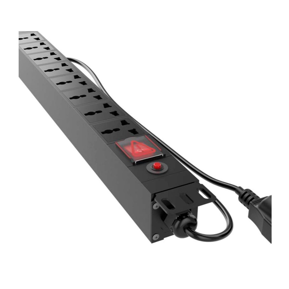 NEXXT SOLUTIONS - REGLETA PARA MONTAJE NEXXT 8 TOMACORRIENTES 220VCA PN NPD-21U8U15A