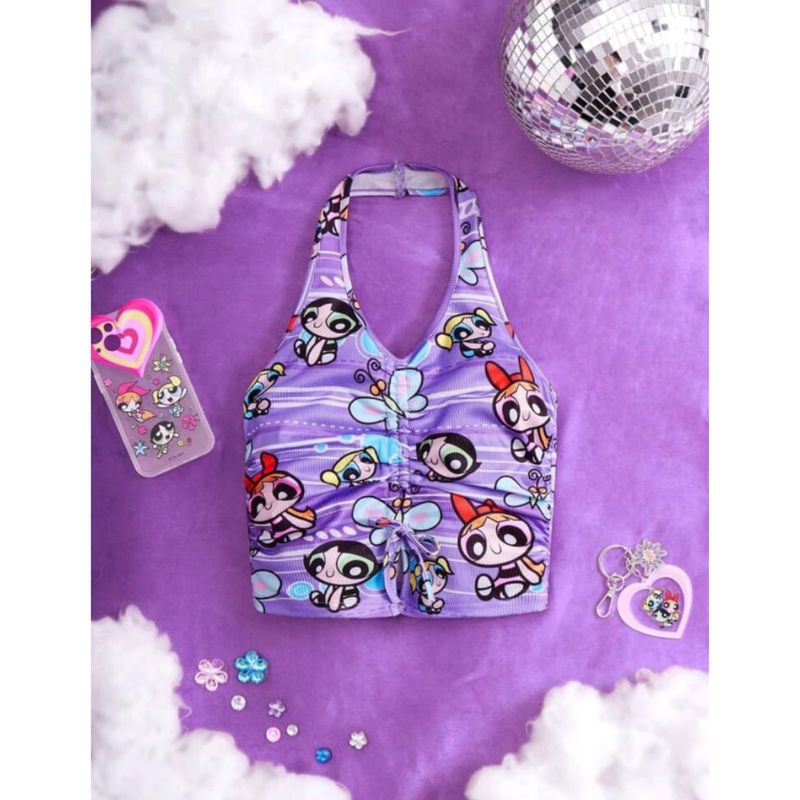 GENERICO - SHEIN Top Halter Con Escote En V