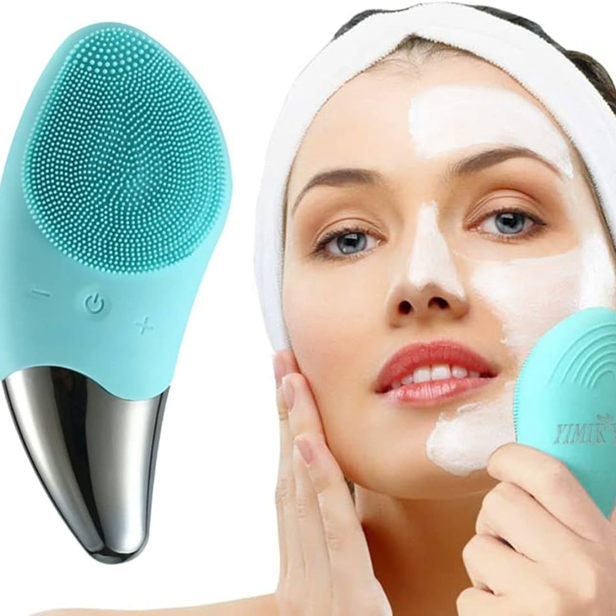 OEM - Mini Cepillo de Limpieza Facial Eléctrico de Silicona Sónico Limpieza123