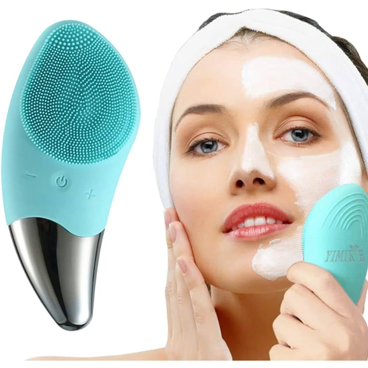 OEM - Mini Cepillo de Limpieza Facial Eléctrico de Silicona Sónico Limpieza123