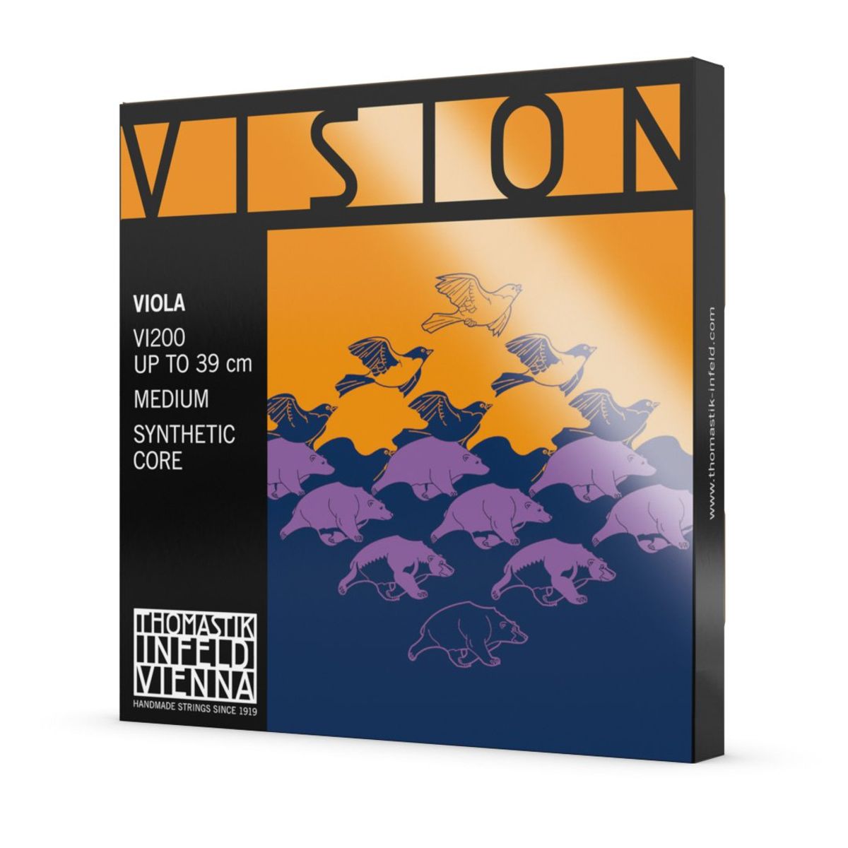 GENERICO - Juego de cuerdas Thomastik Vision VI100 para Viola