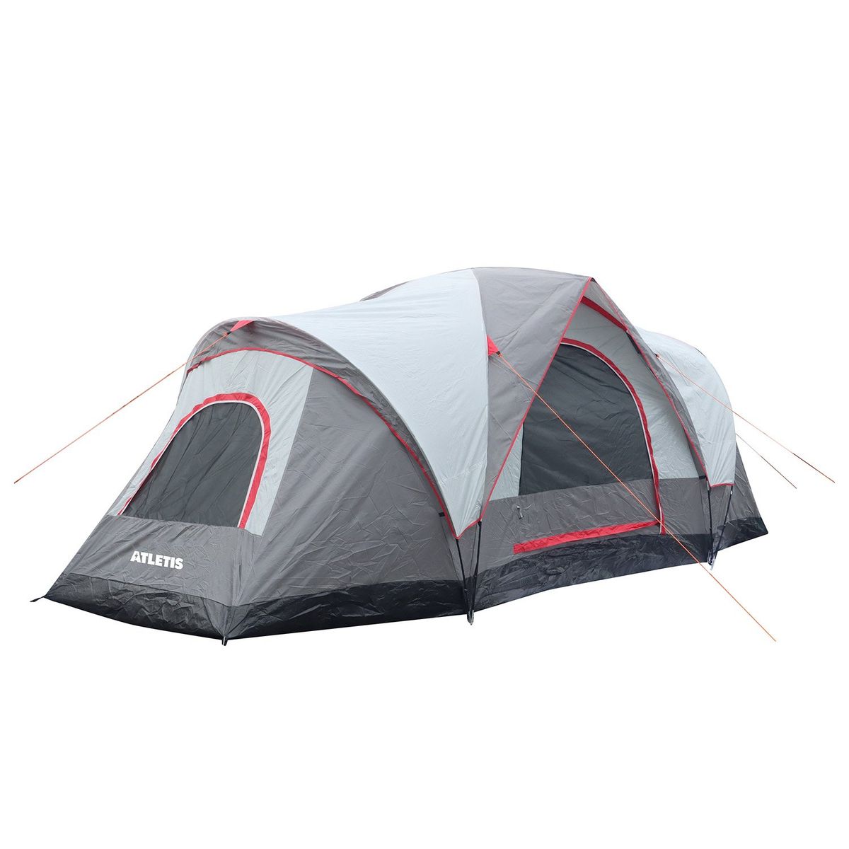 ATLETIS - Carpa 6 Personas Camping Outdoor Gris