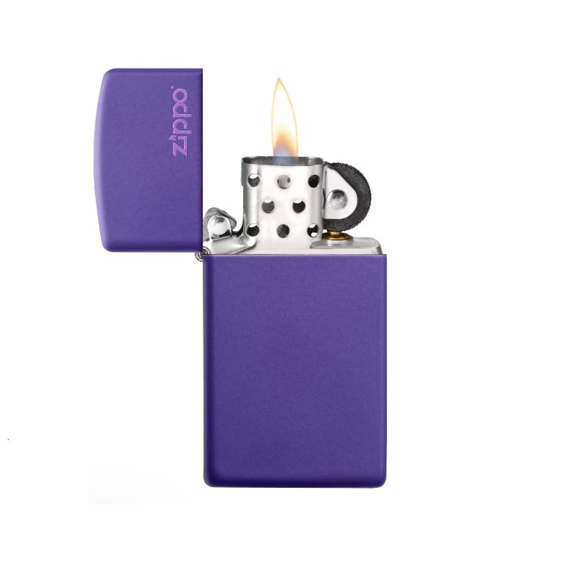 ZIPPO - Encendedor ZIPPO Slim® Purple Matte Zippo Logo