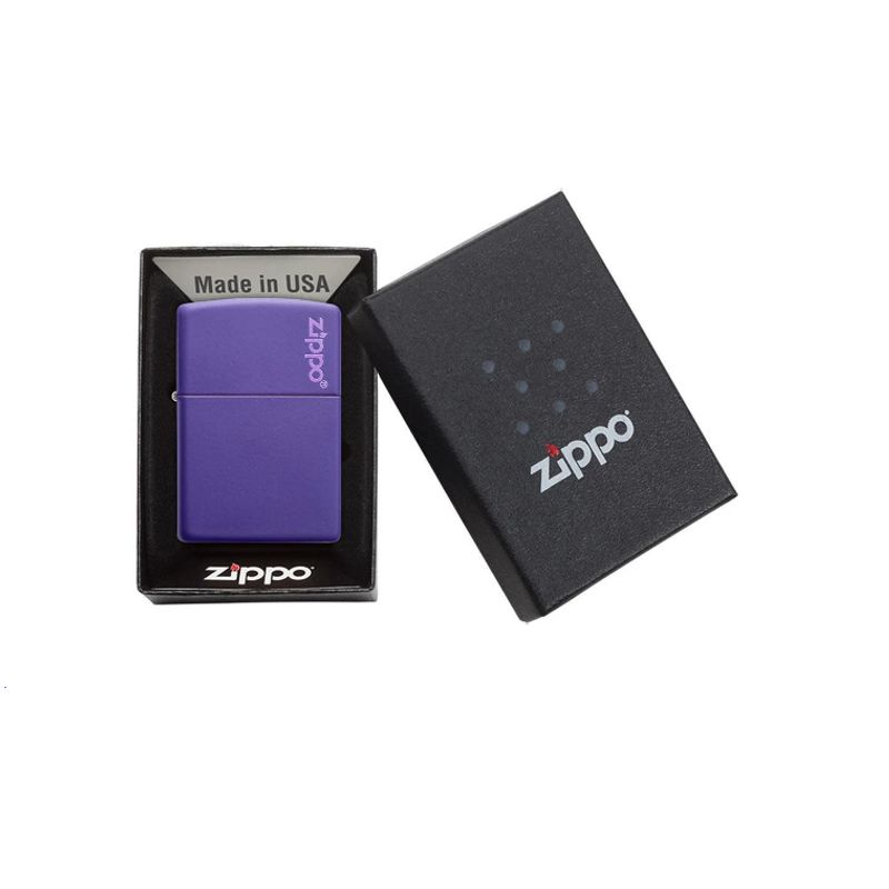 ZIPPO - Encendedor ZIPPO Classic Purple Matte Zippo Logo