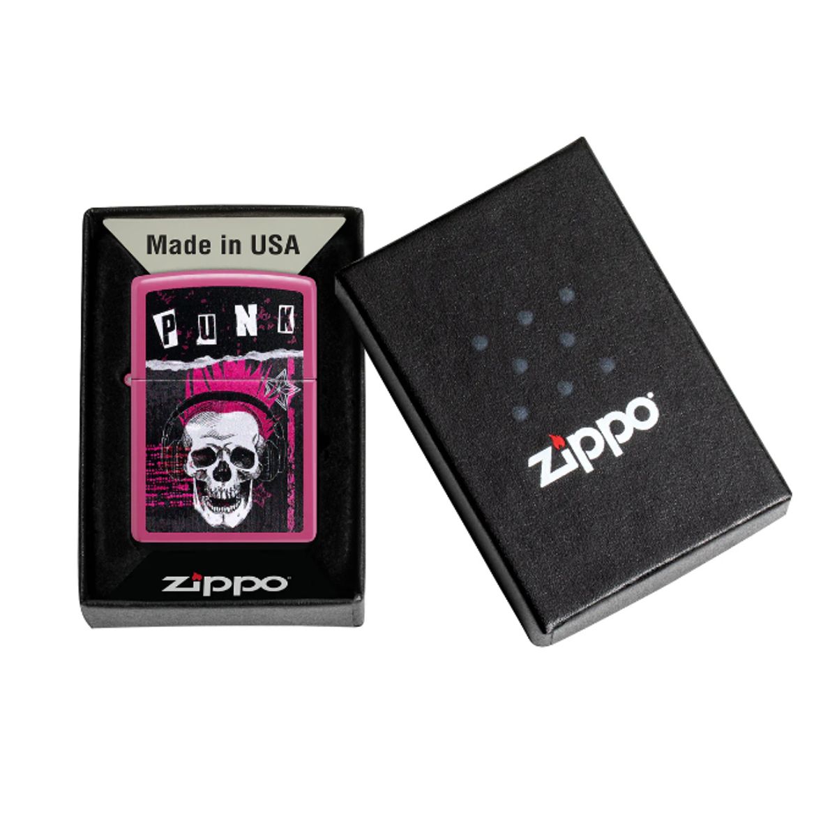 ZIPPO - Encendedor ZIPPO Punk Skull Design