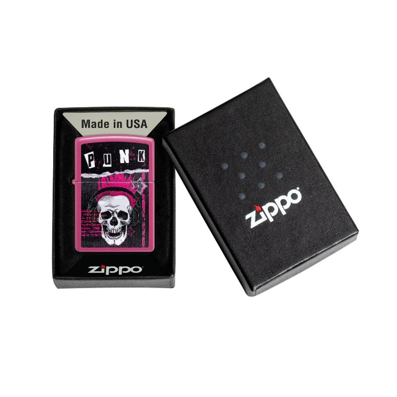 ZIPPO - Encendedor ZIPPO Punk Skull Design