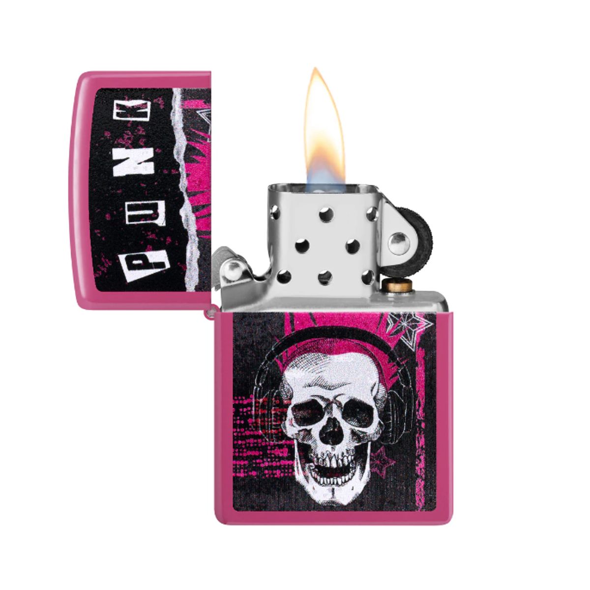ZIPPO - Encendedor ZIPPO Punk Skull Design