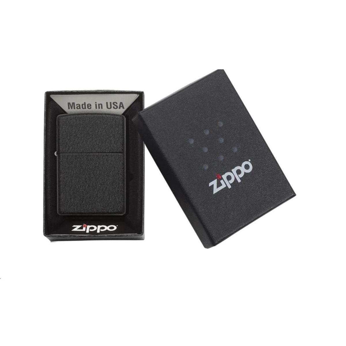 ZIPPO - Encendedor ZIPPO Classic Black Crackle®