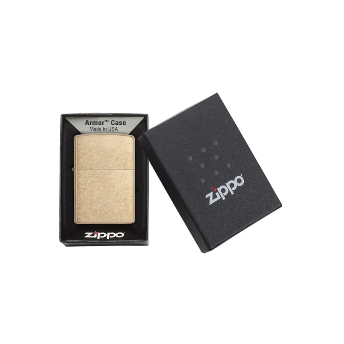 ZIPPO - Encendedor ZIPPO Armor® Tumbled Brass