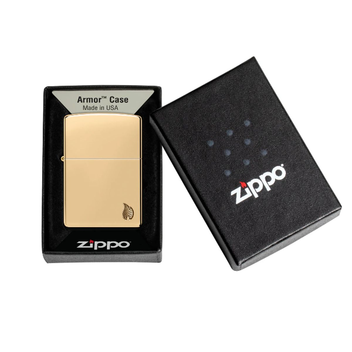 ZIPPO - Encendedor ZIPPO Armor® High Polish Brass Flame Design