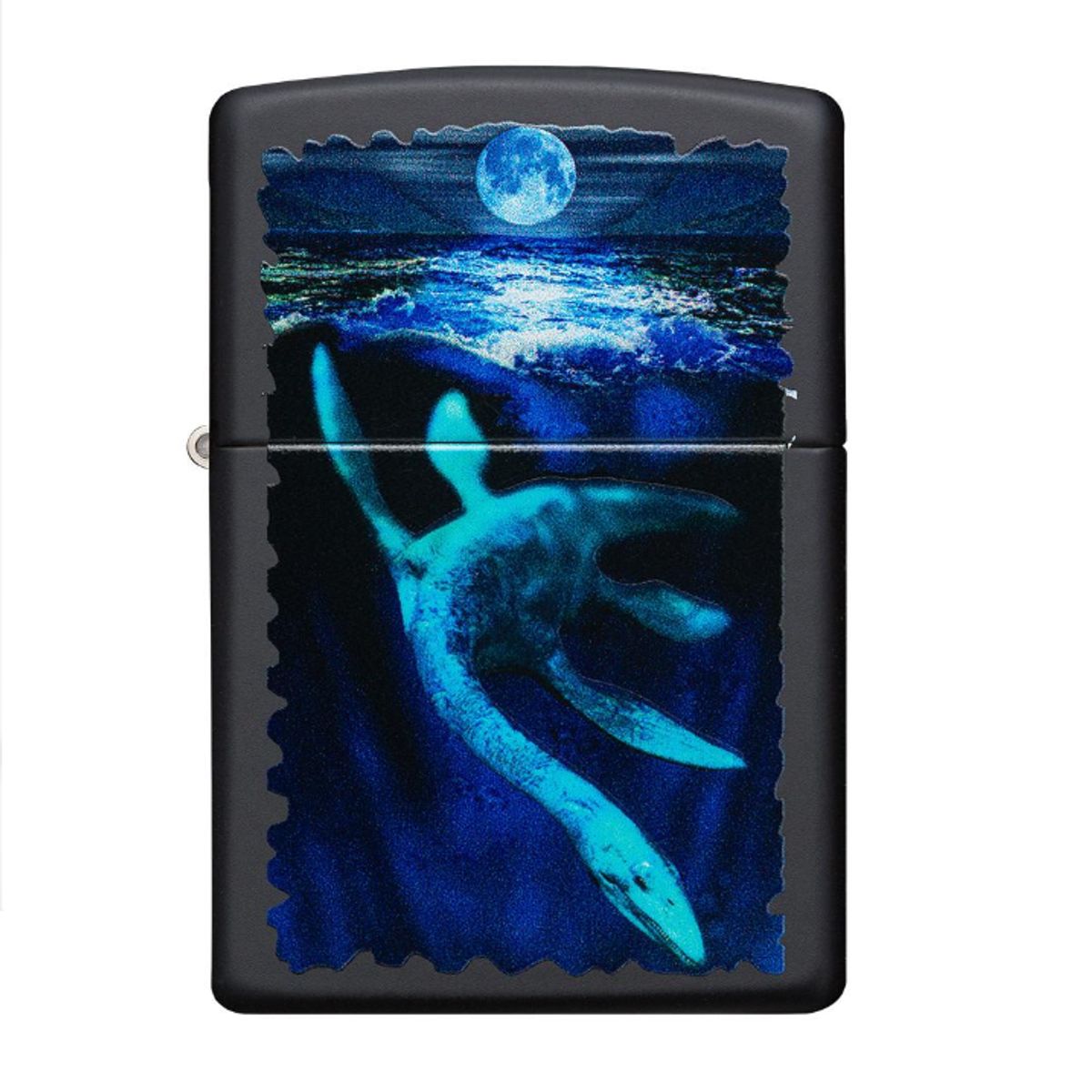 ZIPPO - Encendedor ZIPPO Black Light Loch Ness Design