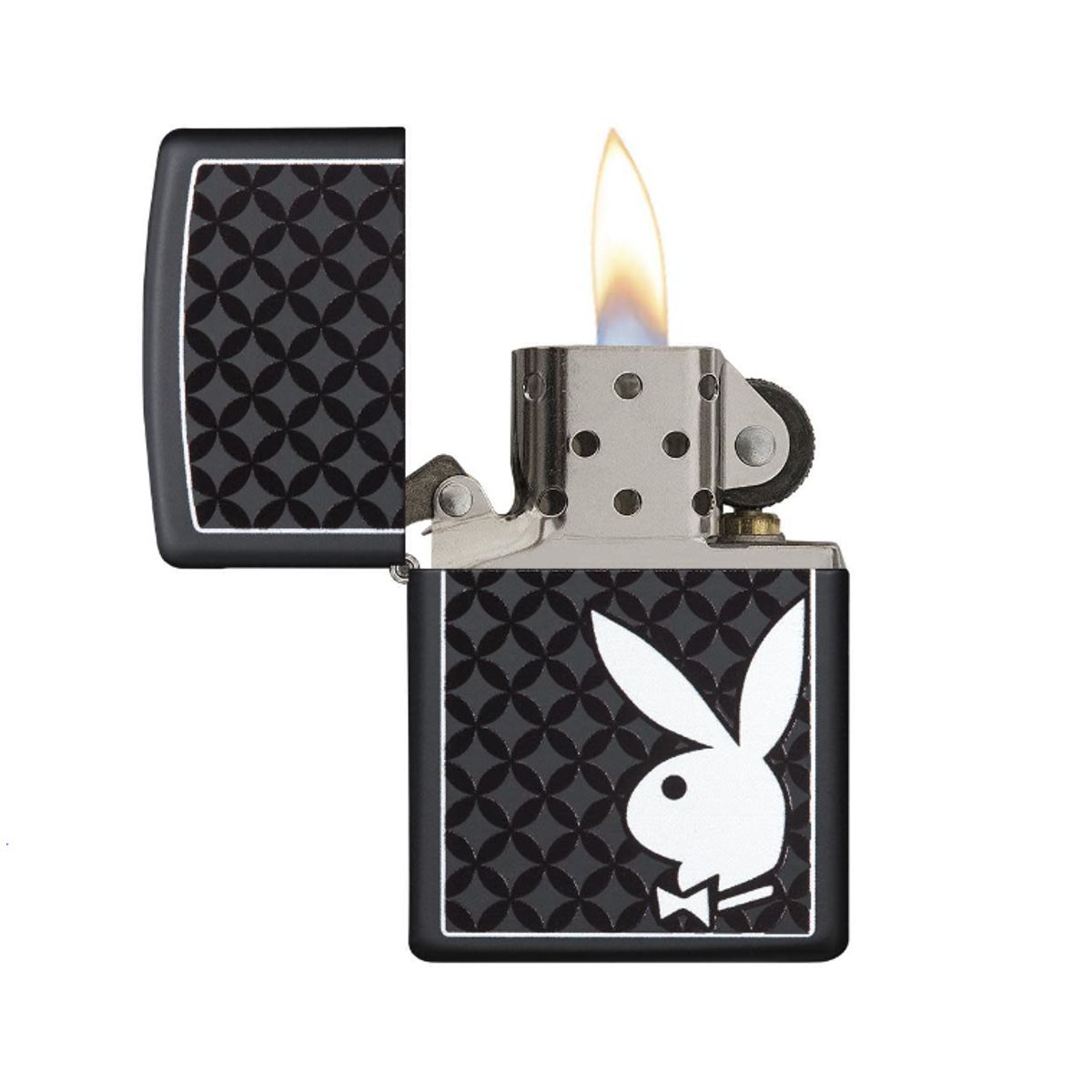 Encendedor ZIPPO Playboy Matte Negro, marca ZIPPO - Foto Principal