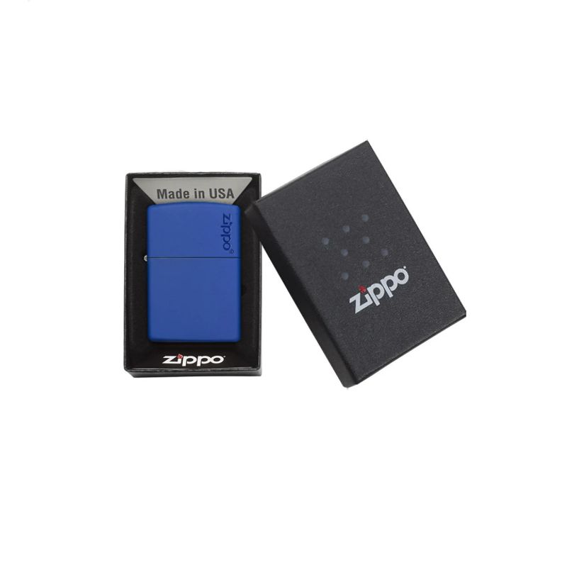 ZIPPO - Encendedor ZIPPO Classic Royal Blue Matte Zippo Logo