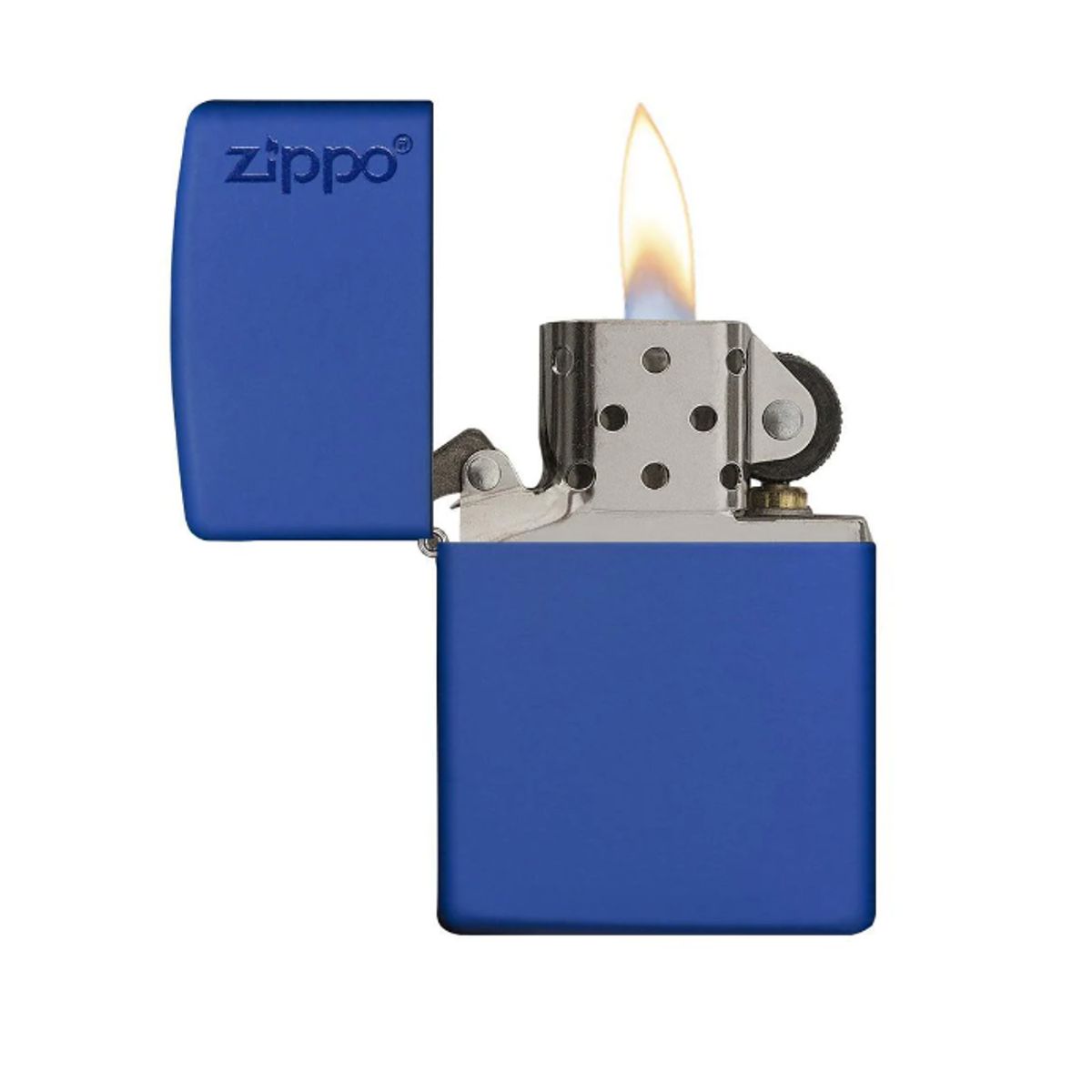 ZIPPO - Encendedor ZIPPO Classic Royal Blue Matte Zippo Logo