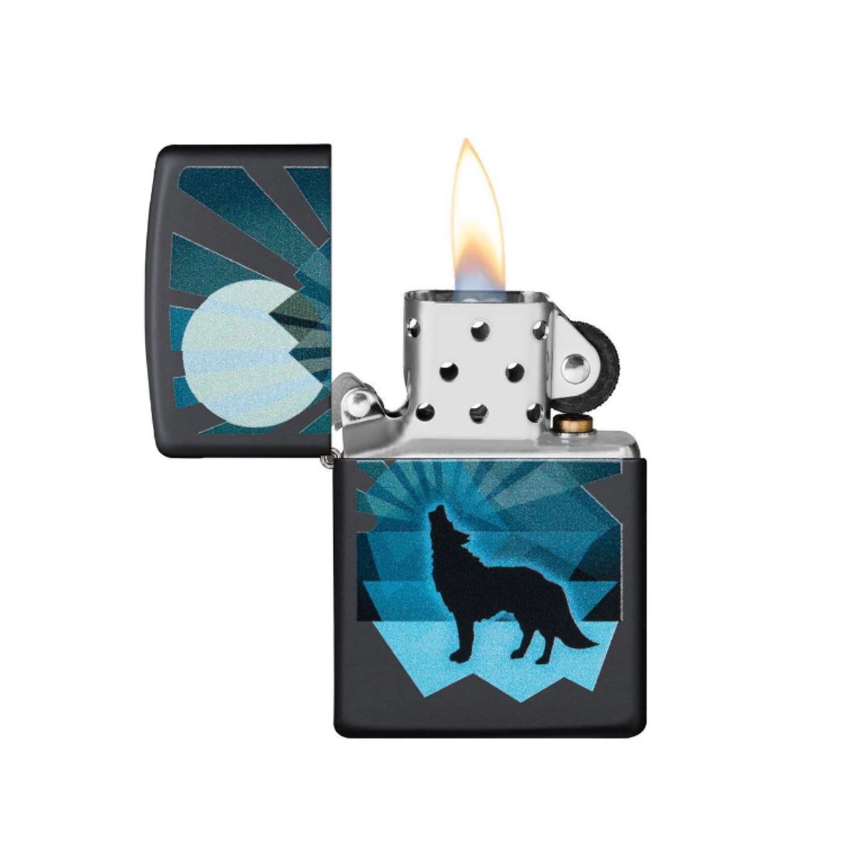 ZIPPO - Encendedor ZIPPO Wolf and Moon Design