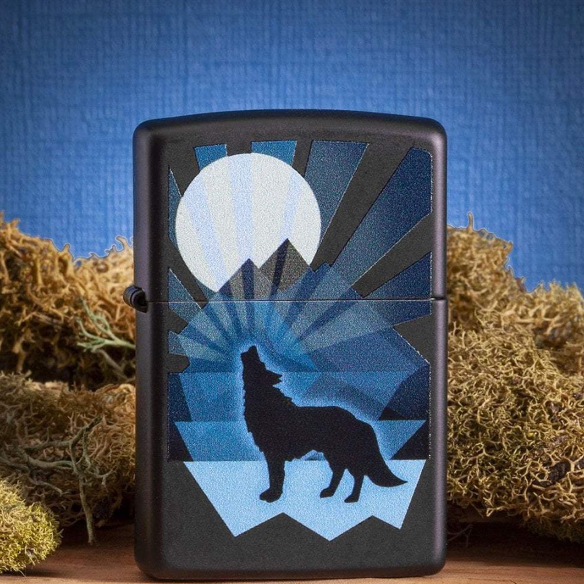 ZIPPO - Encendedor ZIPPO Wolf and Moon Design