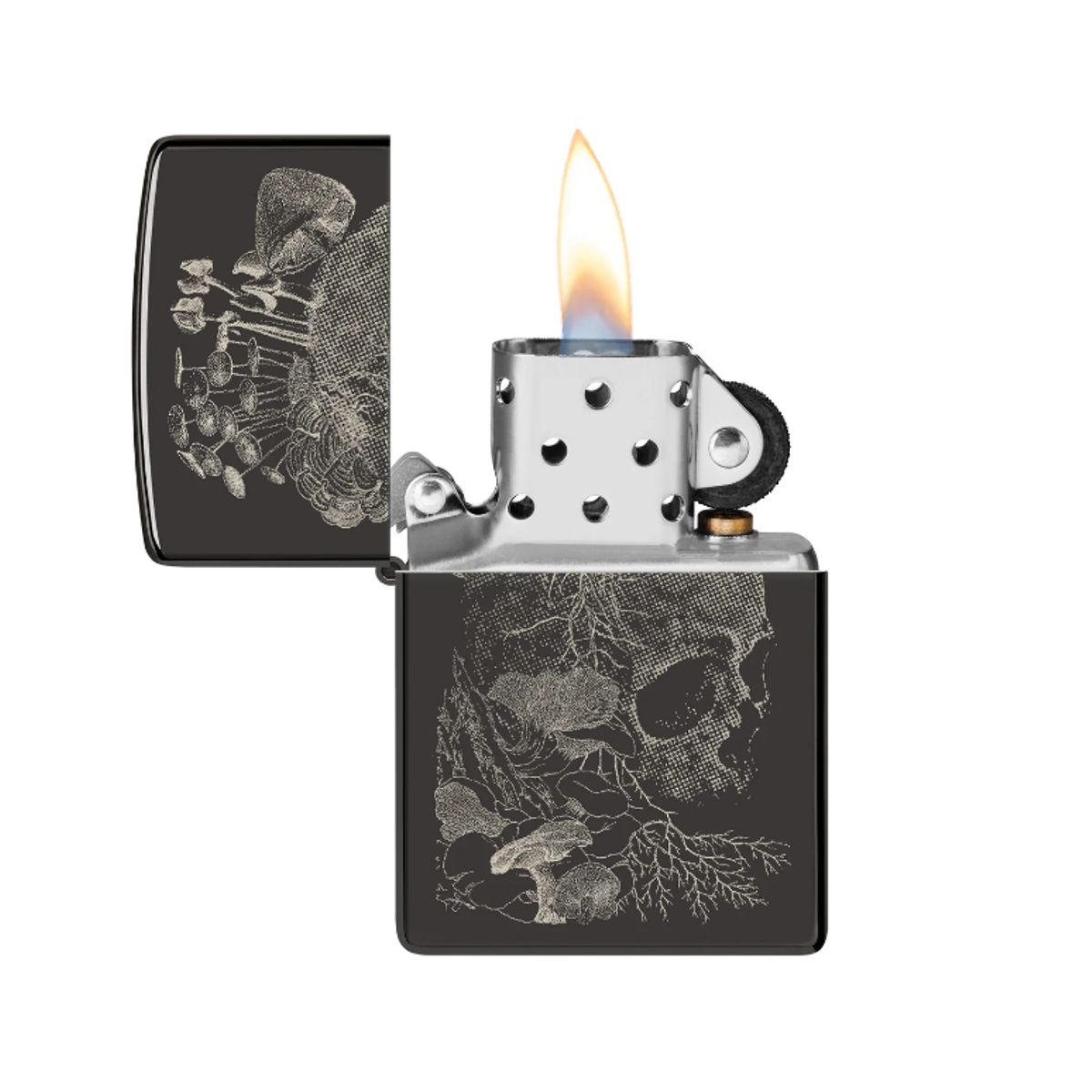ZIPPO - Encendedor ZIPPO Skull Mushroom Design