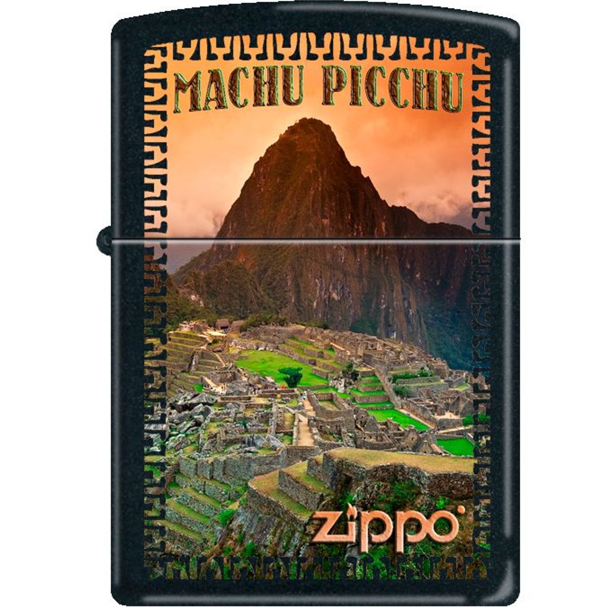 ZIPPO - Encendedor ZIPPO Machu Picchu Black Matte