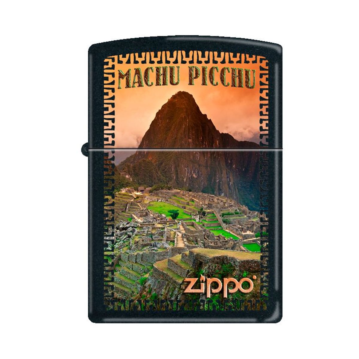 ZIPPO - Encendedor ZIPPO Machu Picchu Black Matte